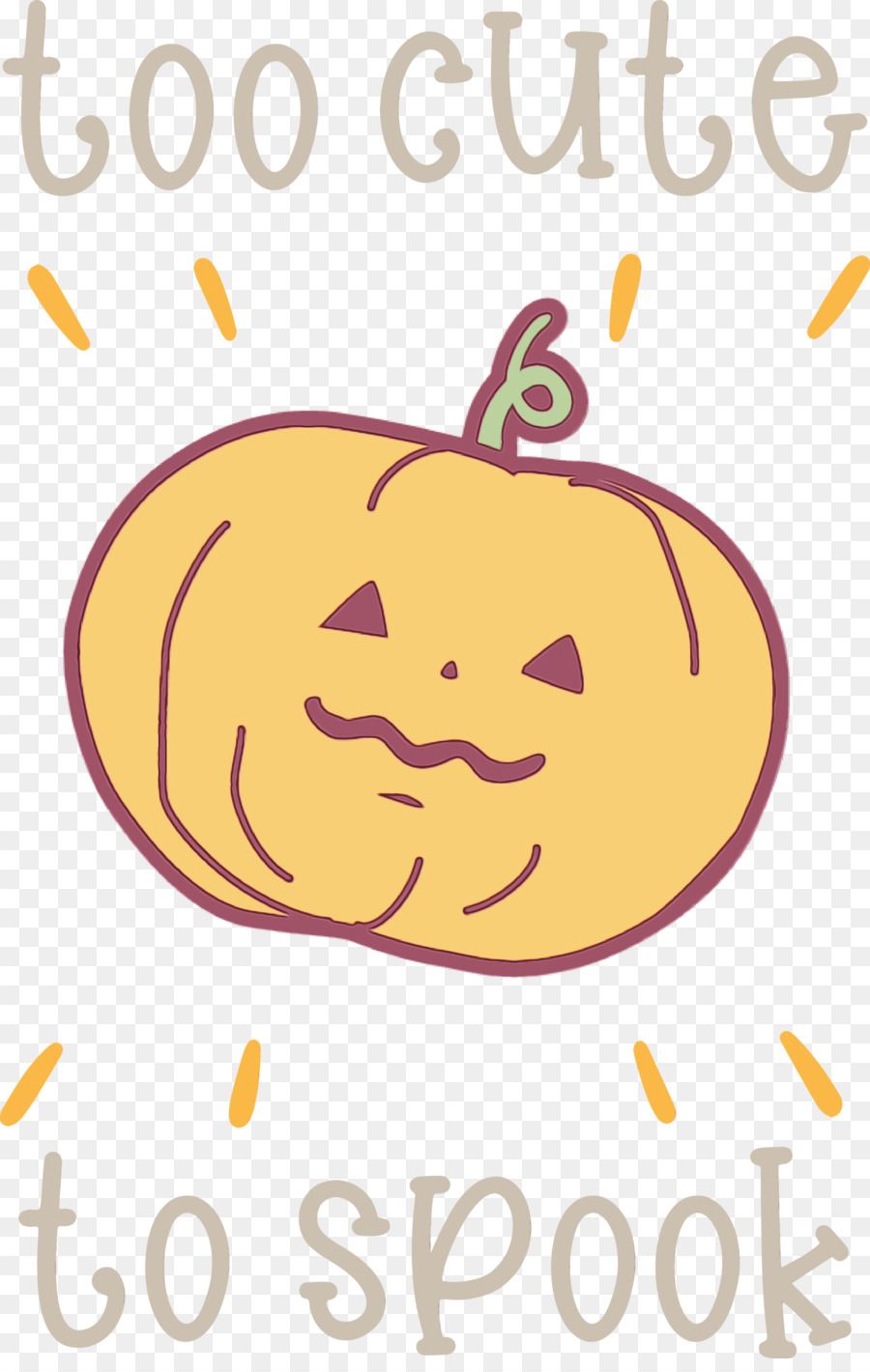 Labu Lucu，Hallowen PNG