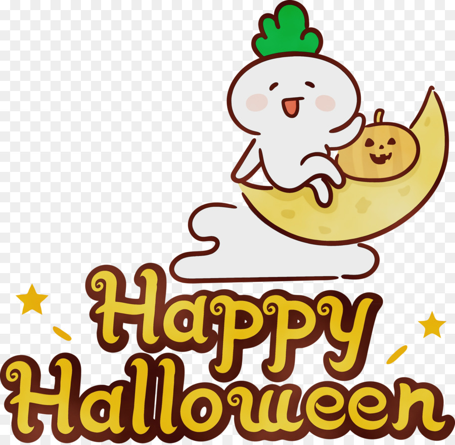 Selamat Halloween，Labu Kuning PNG