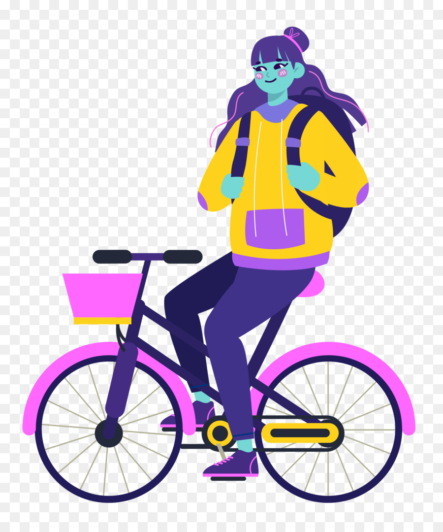 Sepeda Roda，Bersepeda PNG