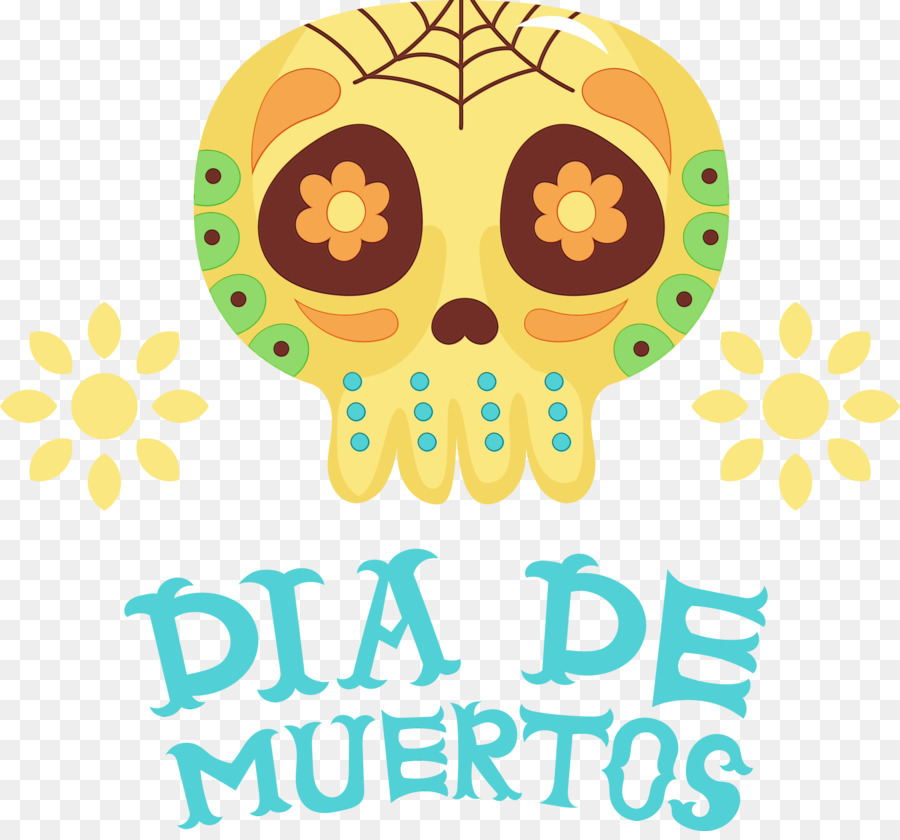 Dia De Muertos，Tengkorak PNG