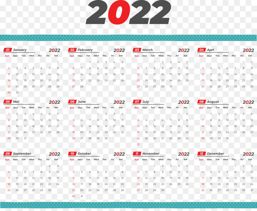 Kalender 2022，Tanggal PNG