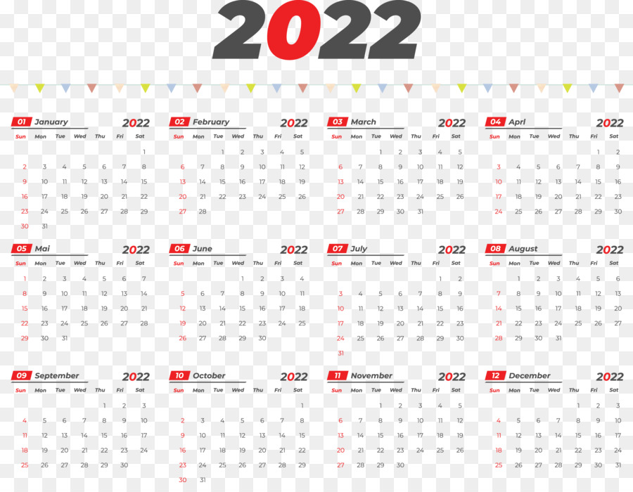 Kalender 2022，Tanggal PNG