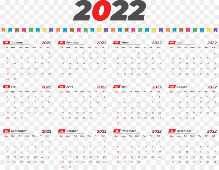 Kalender 2022，Tanggal PNG