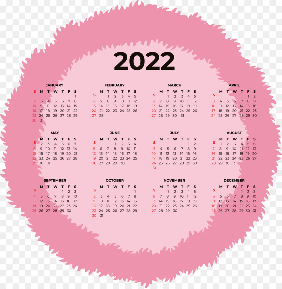 Kalender 2022，Sistem Kalender PNG