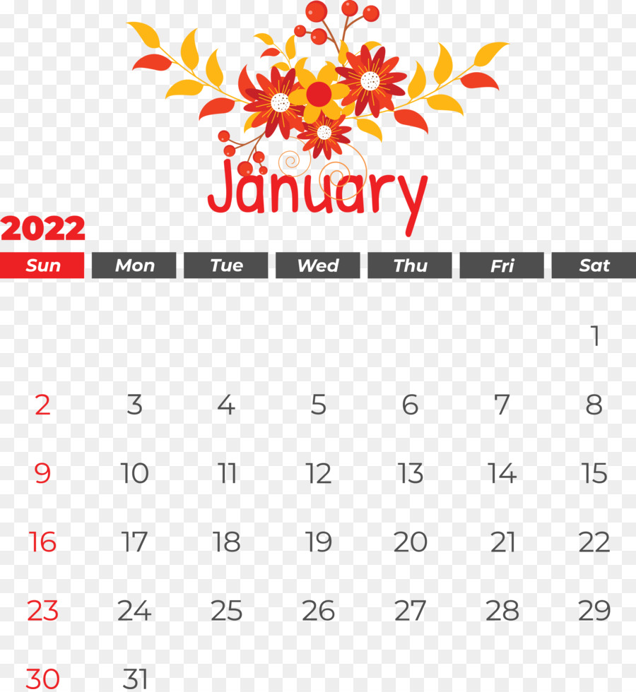 Kalender Januari，Bulan PNG