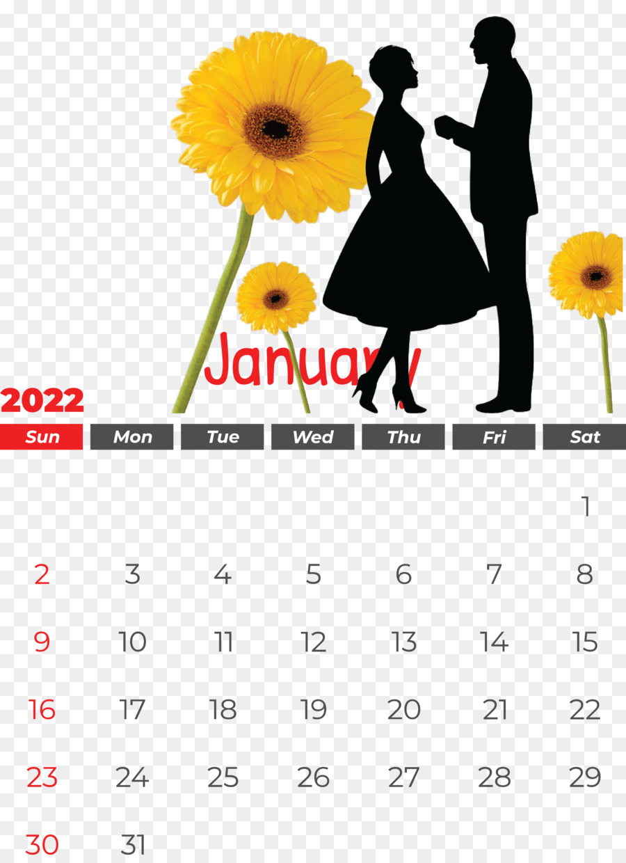 Kalender，Januari PNG