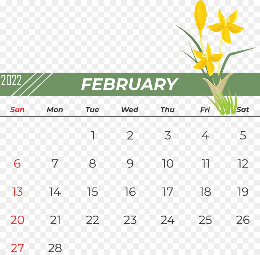 Kalender Februari，Bulan PNG