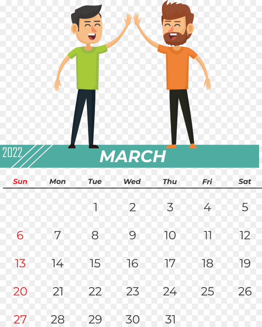 Kalender Maret，Bulan PNG