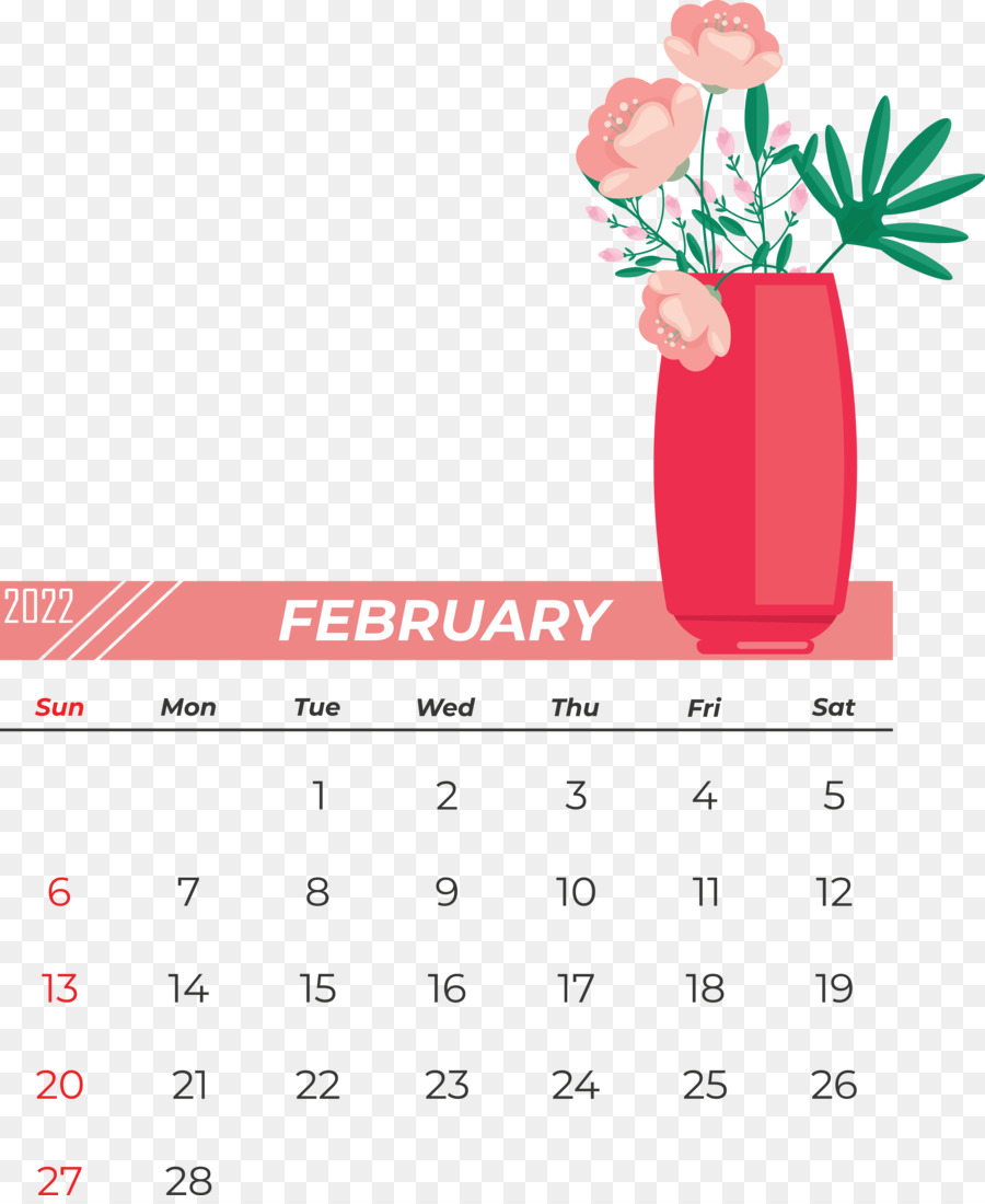 Kalender Februari，Bulan PNG