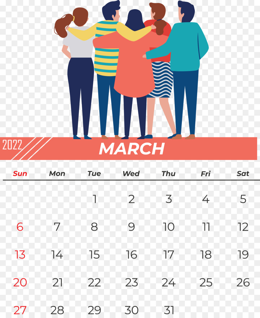 Kalender Maret，Bulan PNG