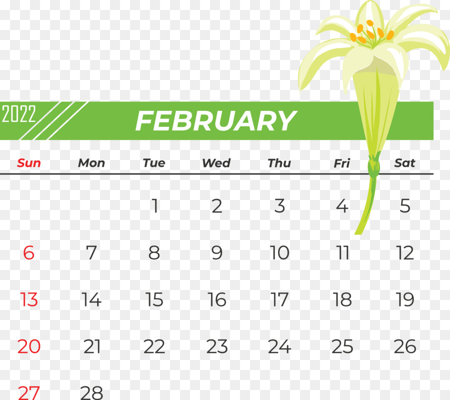 Kalender Februari，Bulan PNG