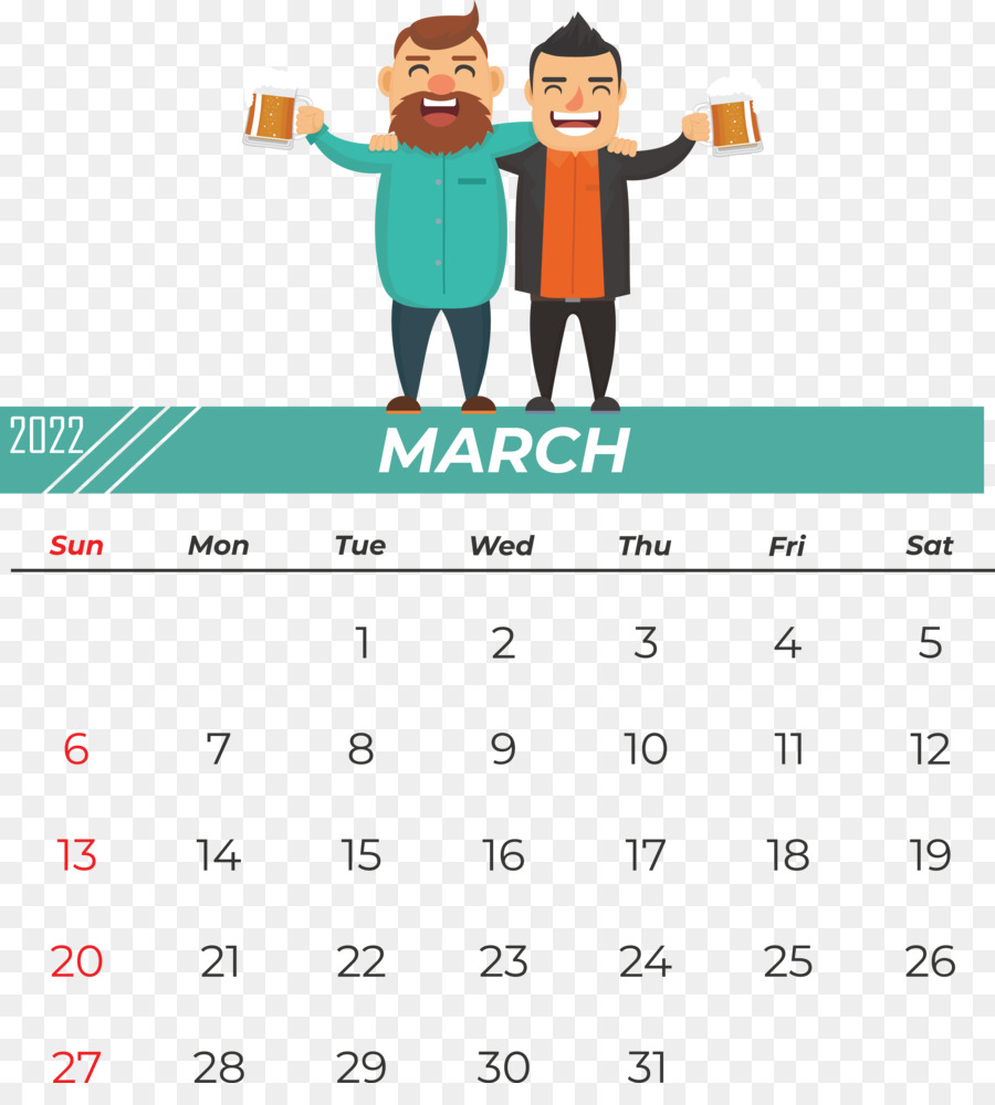 Kalender Maret，Bulan PNG