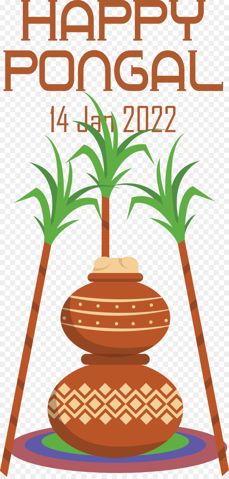 Pot Pongal，Tebu PNG