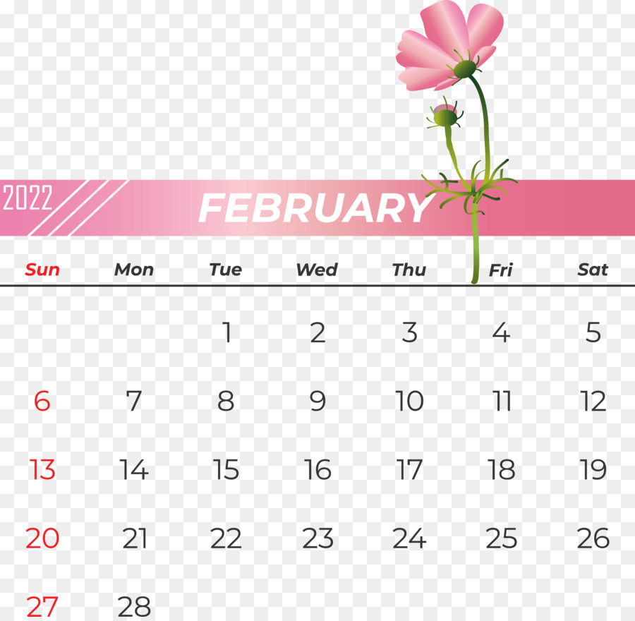 Kalender Februari，Bulan PNG