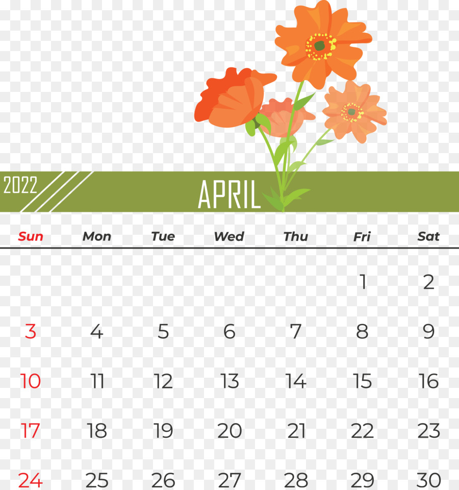 Kalender April，Bulan PNG