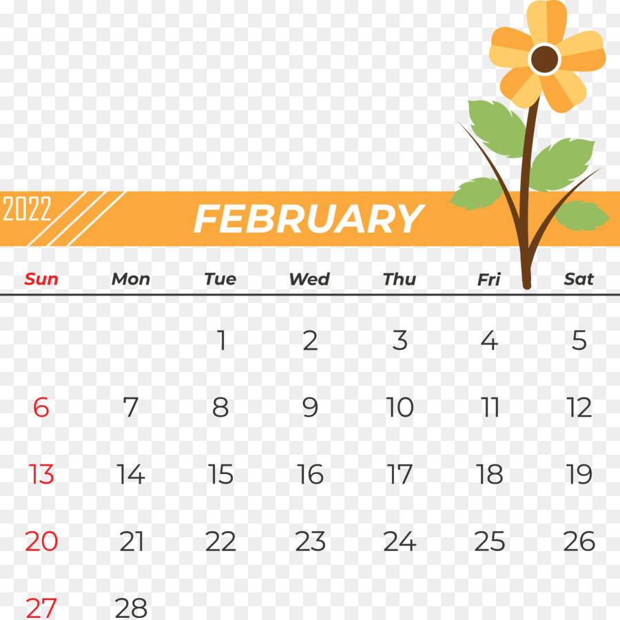 Kalender Februari，Bulan PNG