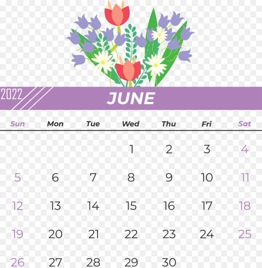 Kalender Juni，Bulan PNG