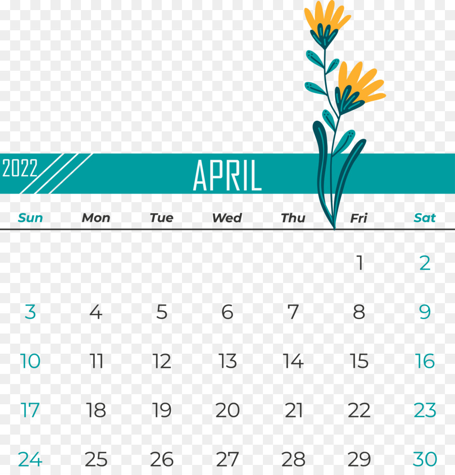 Kalender April，Tanggal PNG