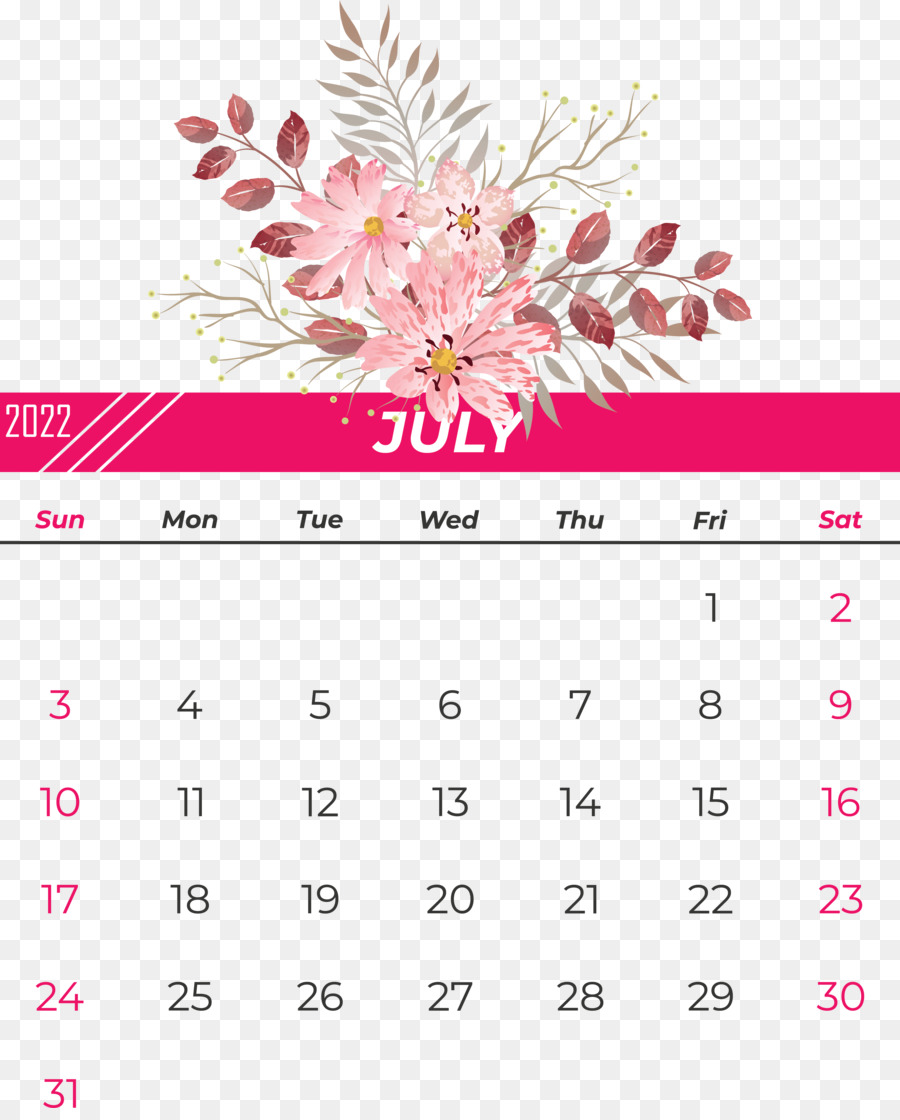 Kalender Juli，Bulan PNG