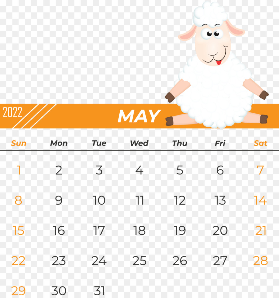 Kalender Mei，Mungkin PNG