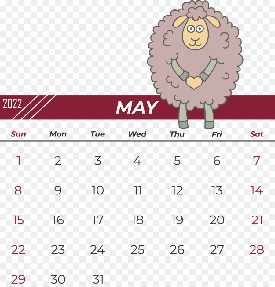 Kalender Mei，Mungkin PNG