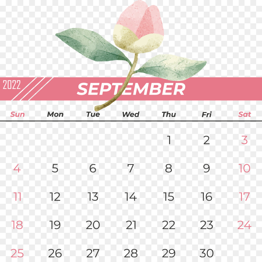 Kalender September，Bulan PNG