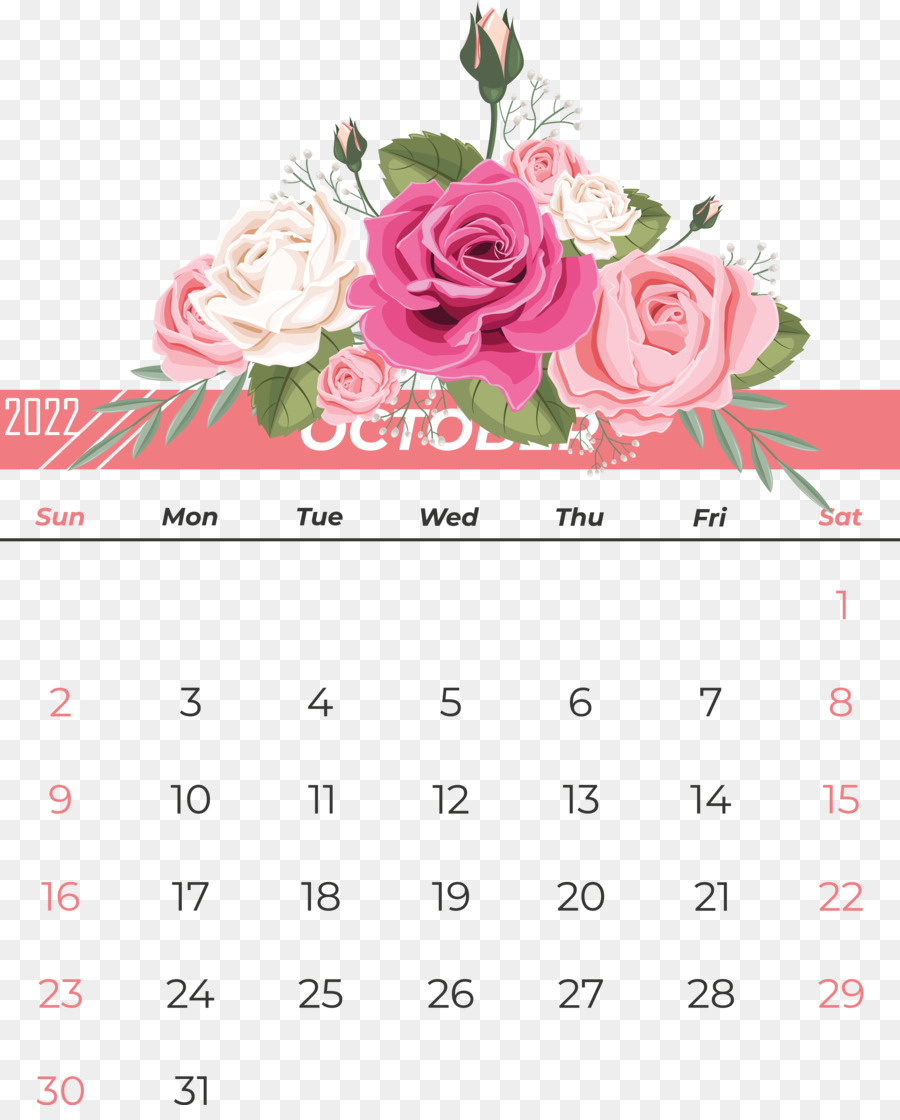 Kalender，Oktober PNG