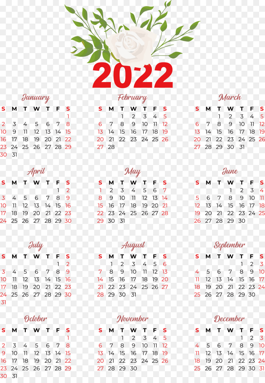 Kalender 2022，Tanggal PNG