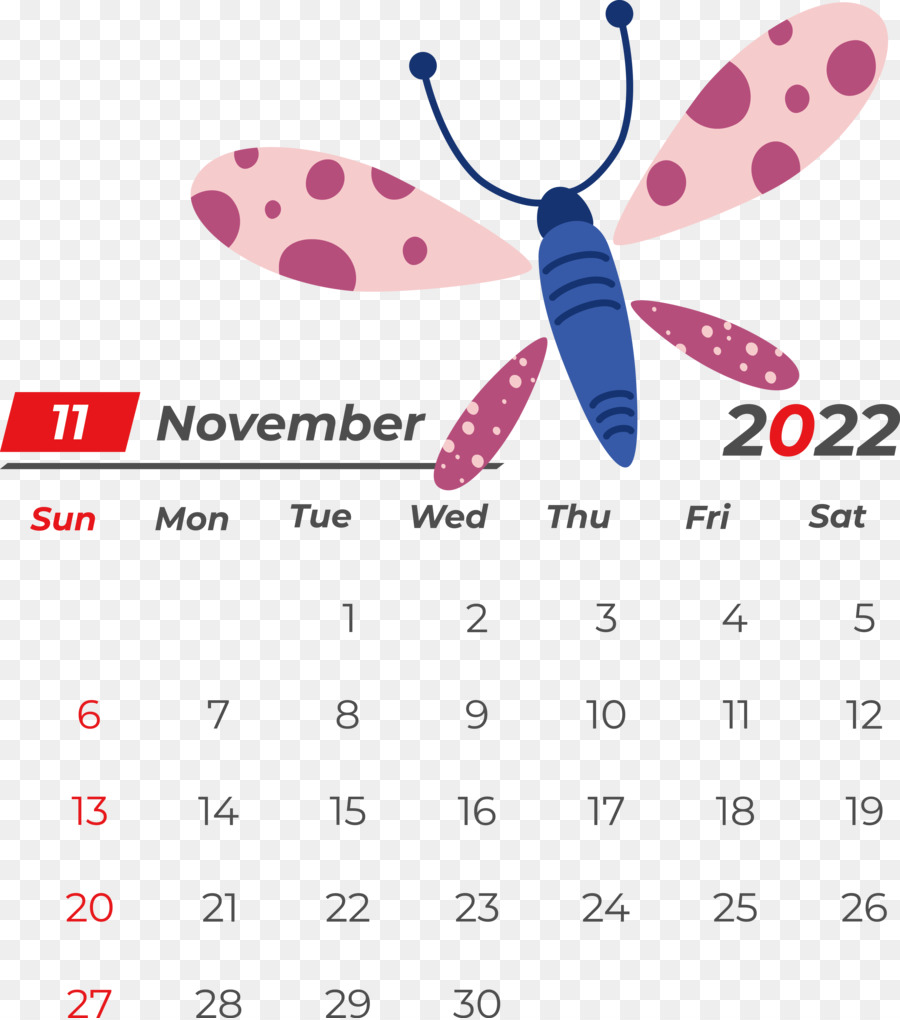 Kalender，November PNG