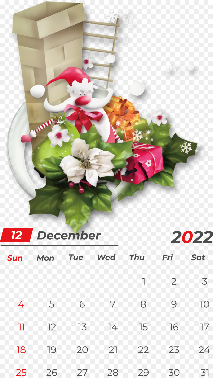 Kalender Desember，Kalender PNG