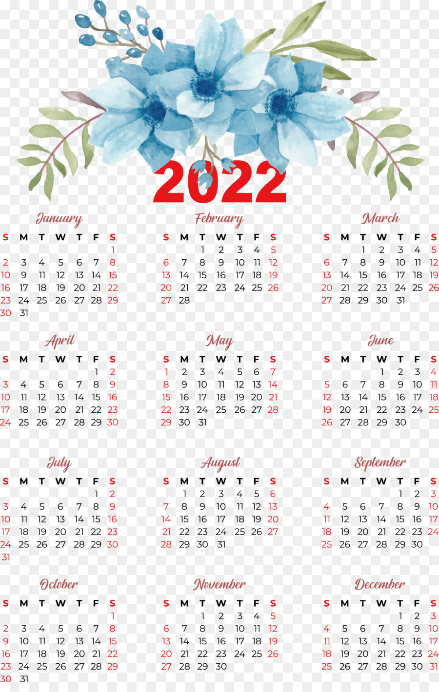 Kalender 2022，Tanggal PNG