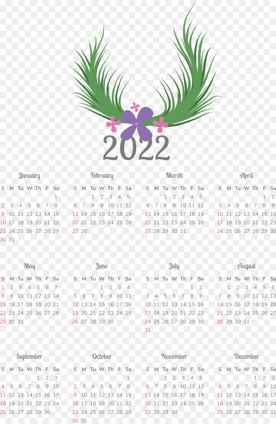 Kalender 2022，Tanggal PNG