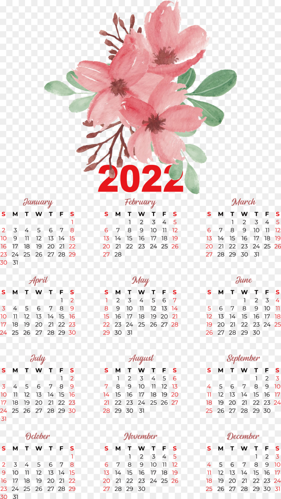 Kalender 2022，Tanggal PNG