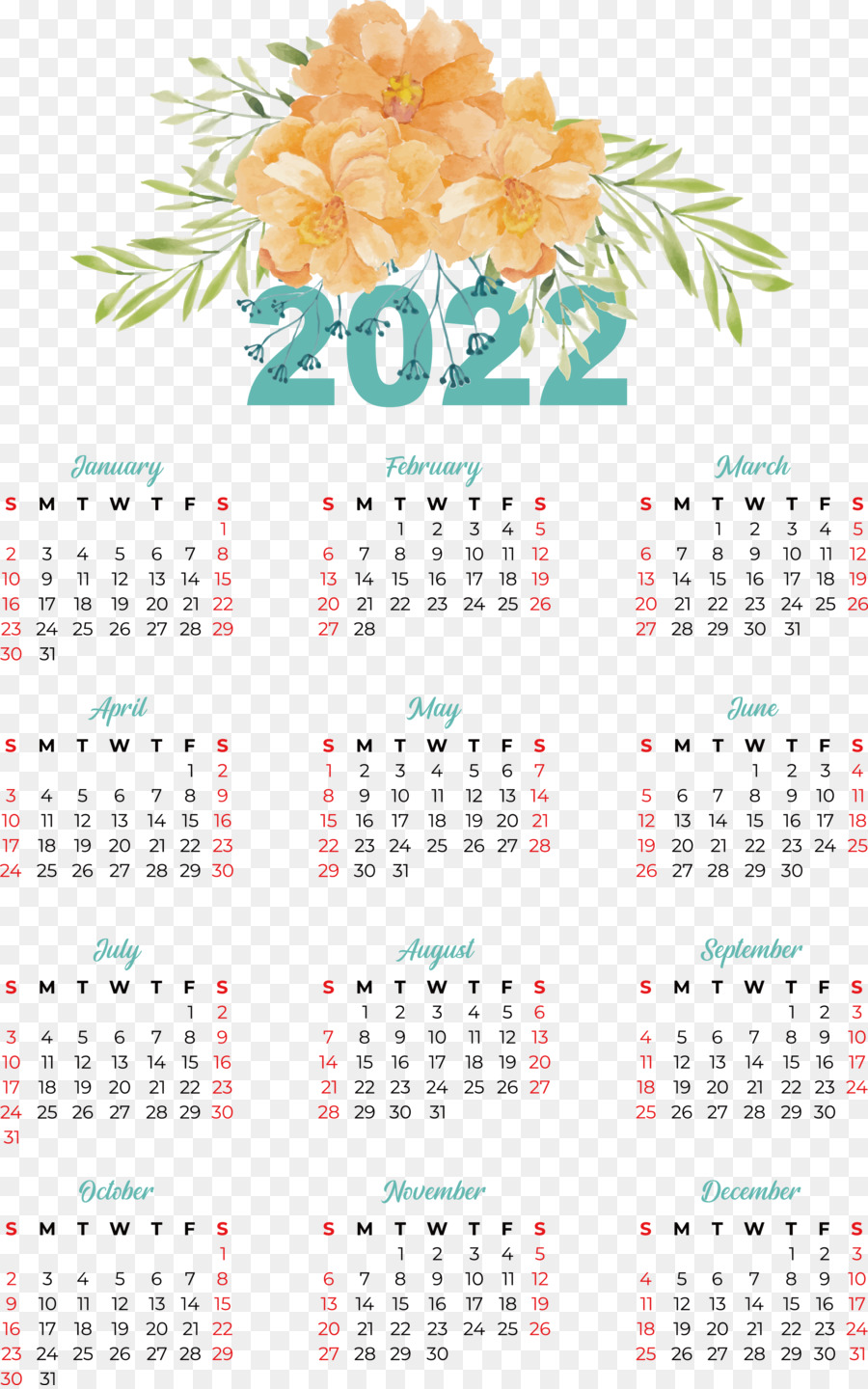 Kalender，Januari PNG