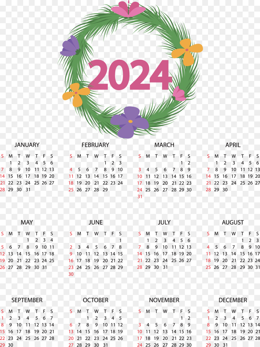 Kalender 2024，Kalender PNG