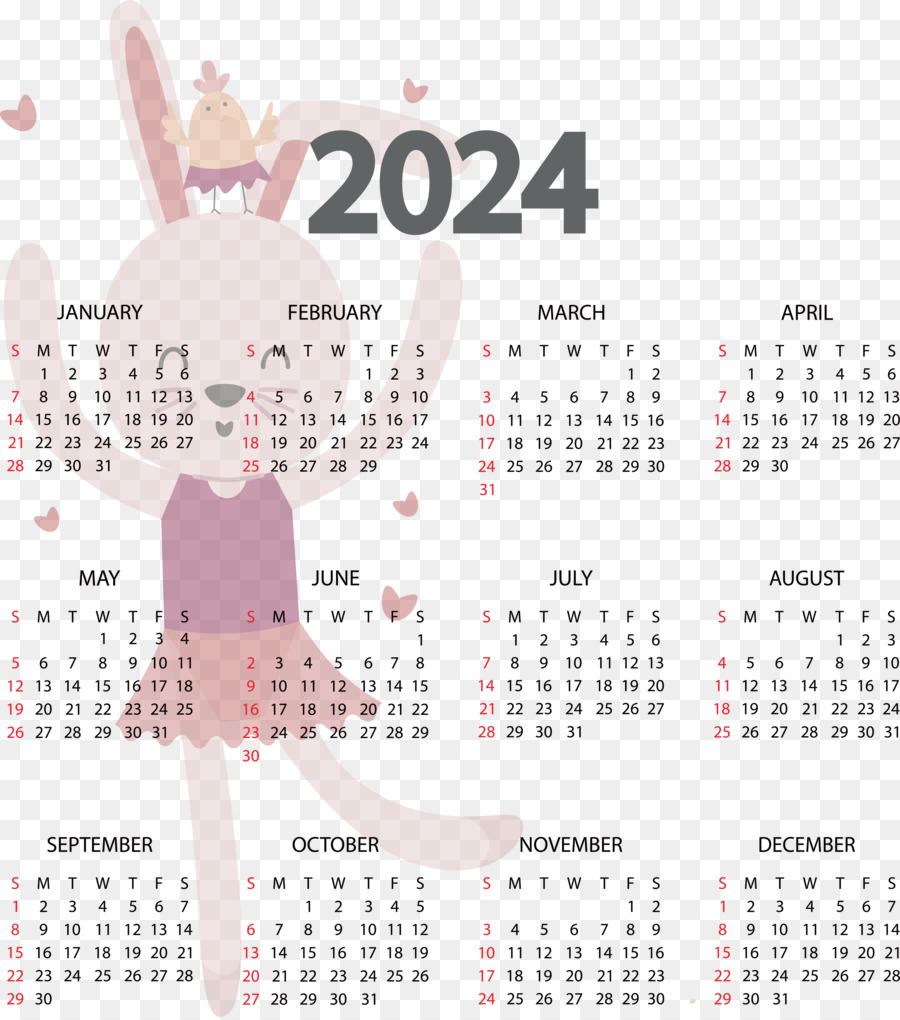 Kalender 2024，Tanggal PNG