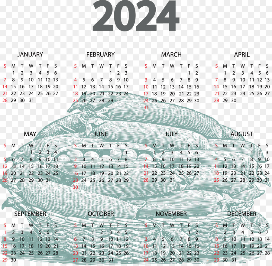 Mungkin Kalender，Kalender Januari PNG