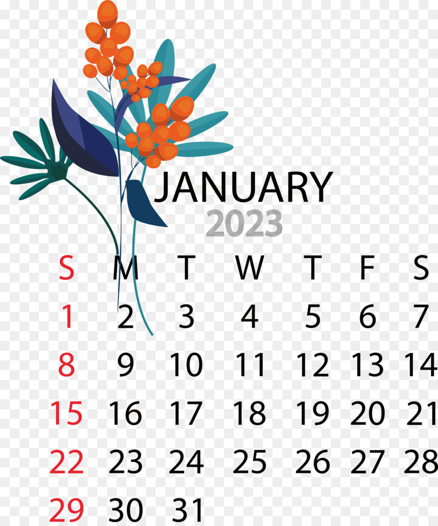 Kalender，Januari PNG
