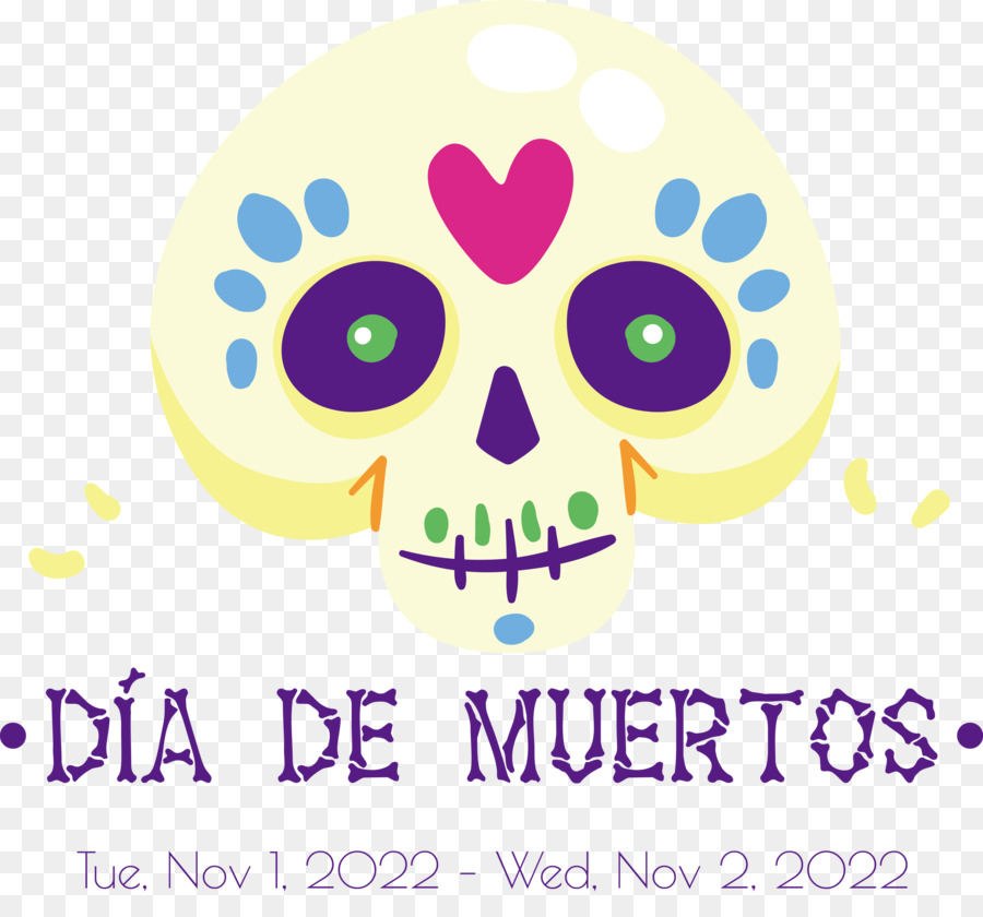 Dia De Muertos，Tengkorak PNG