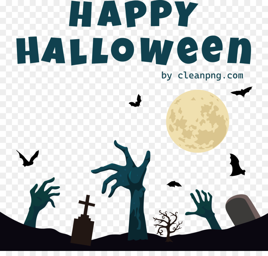 Pesta Halloween，Zombie PNG