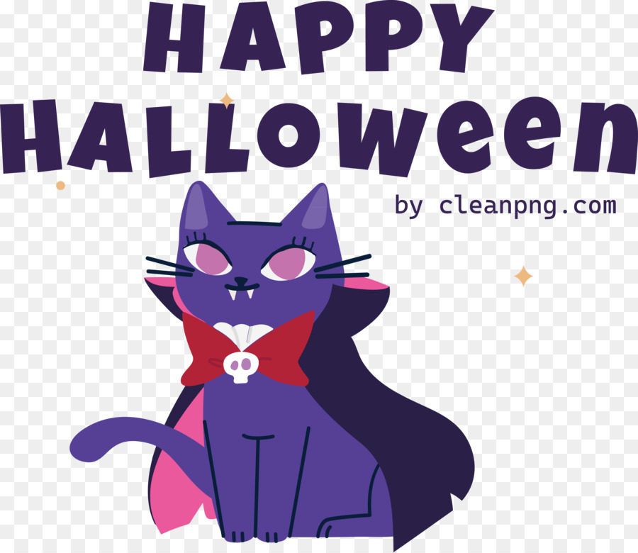 Kucing Halloween，Labu Kuning PNG