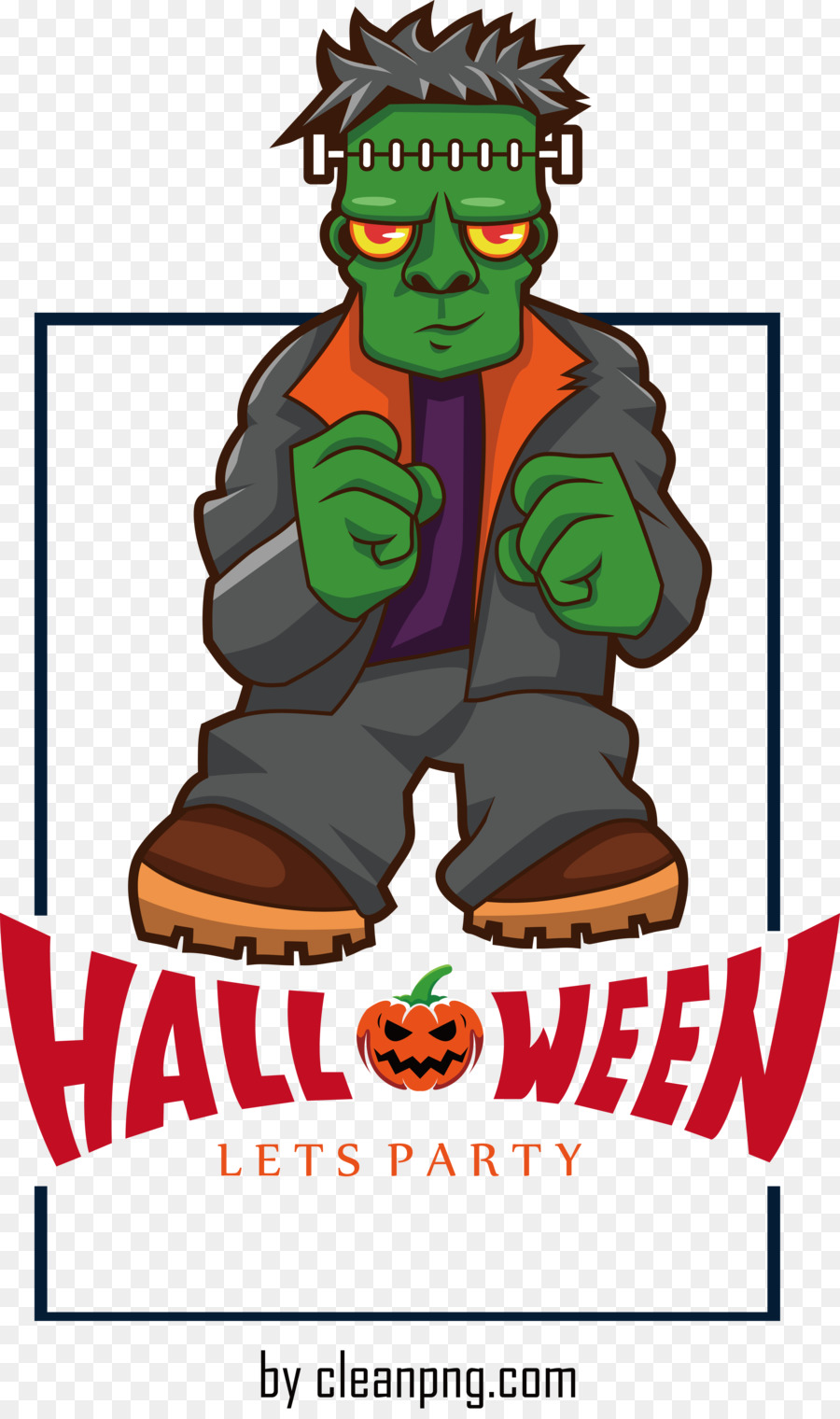 Pesta Halloween，Frankenstein PNG