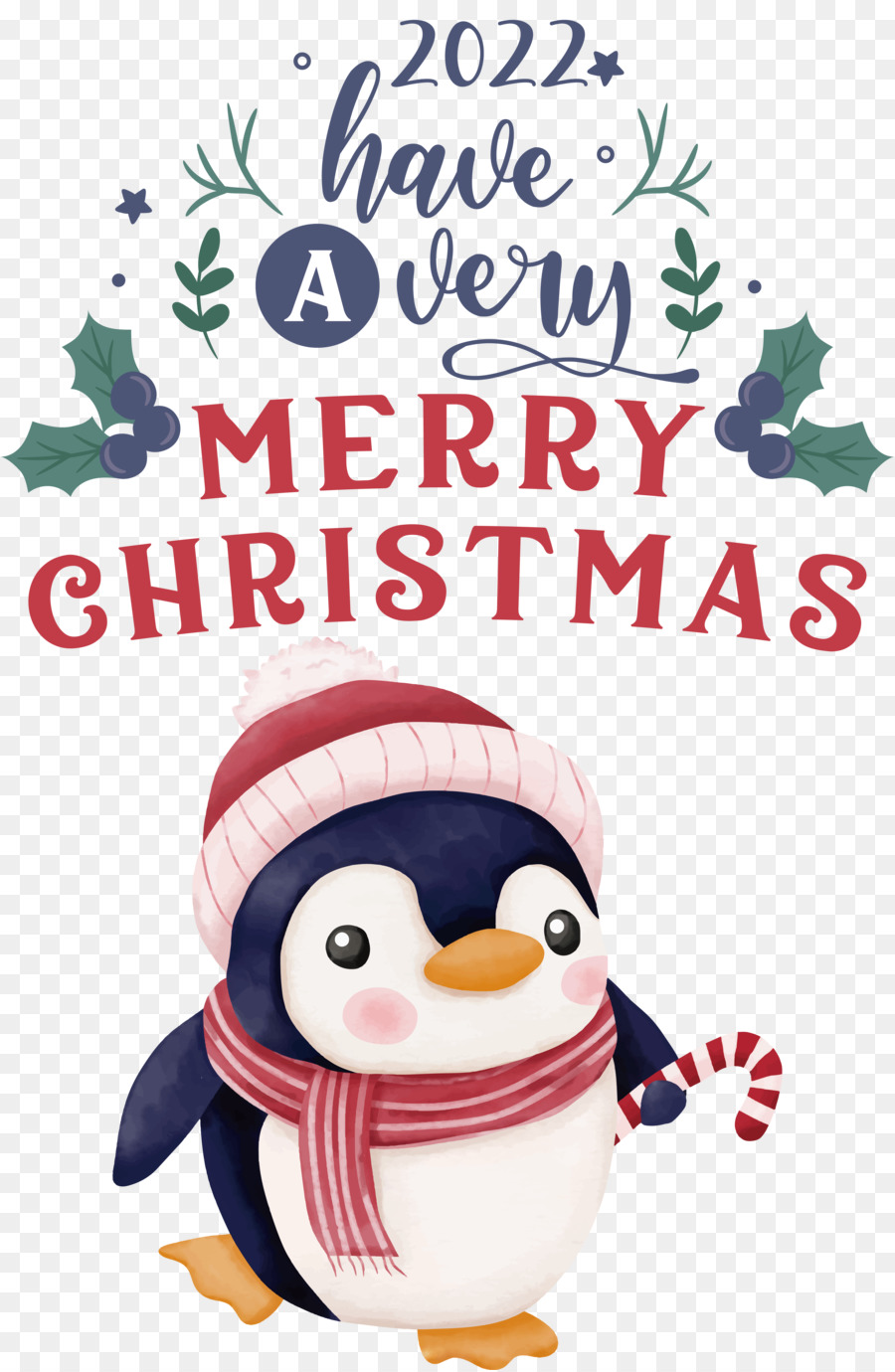 Selamat Natal，Pinguin Natal PNG