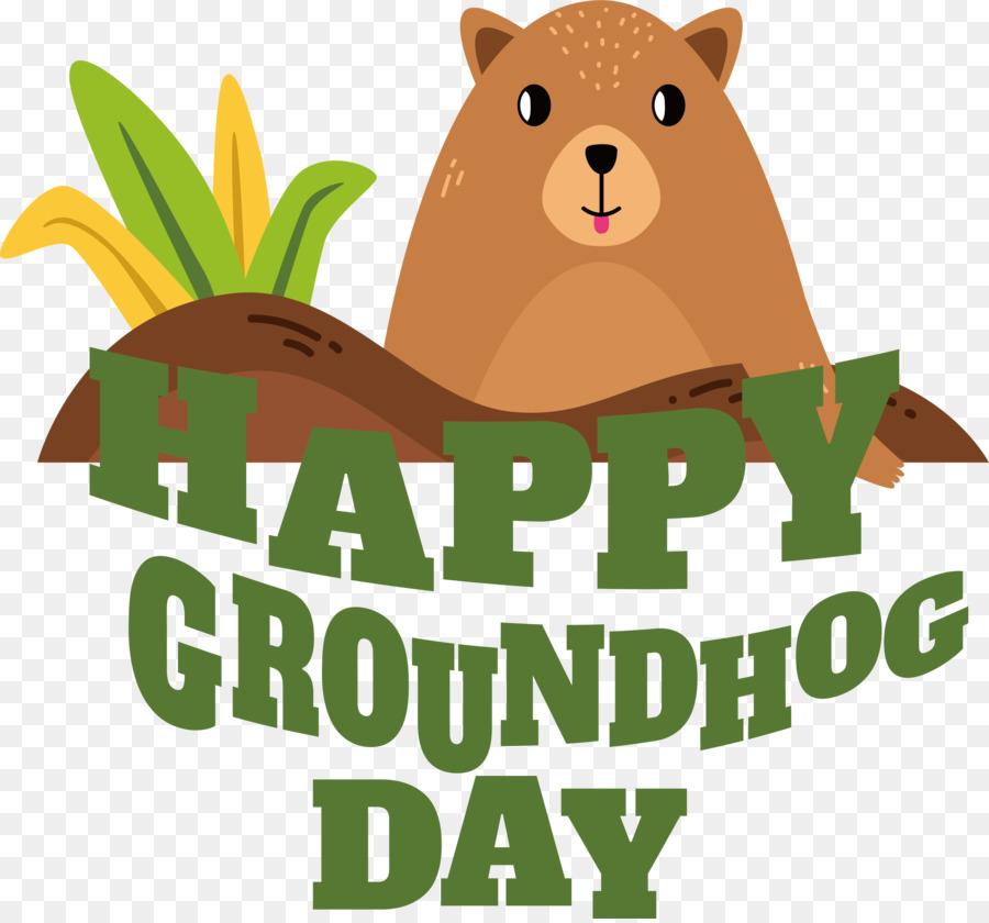 Selamat Hari Groundhog， PNG