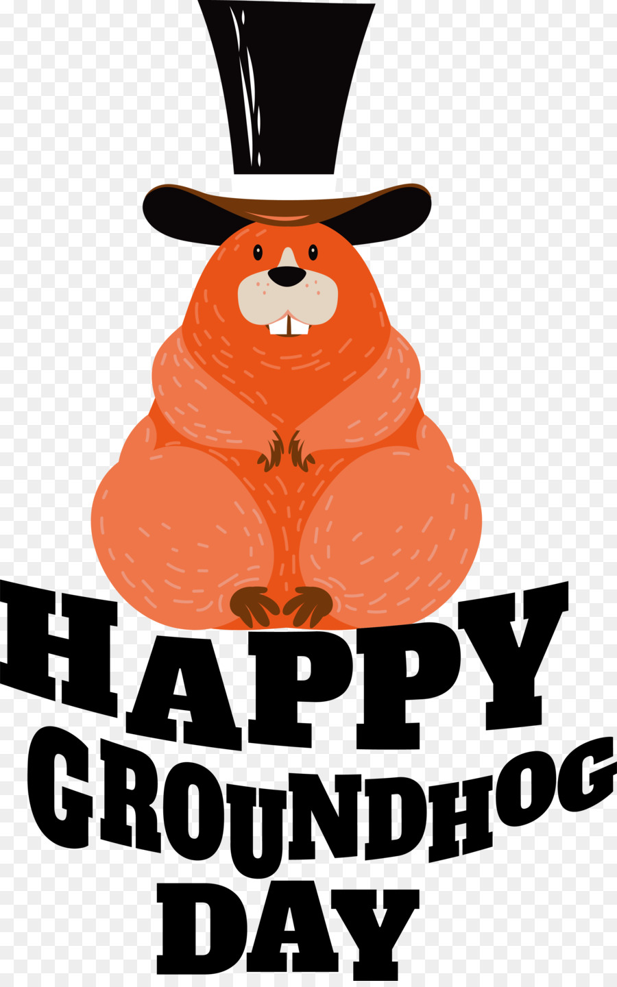 Selamat Hari Groundhog， PNG