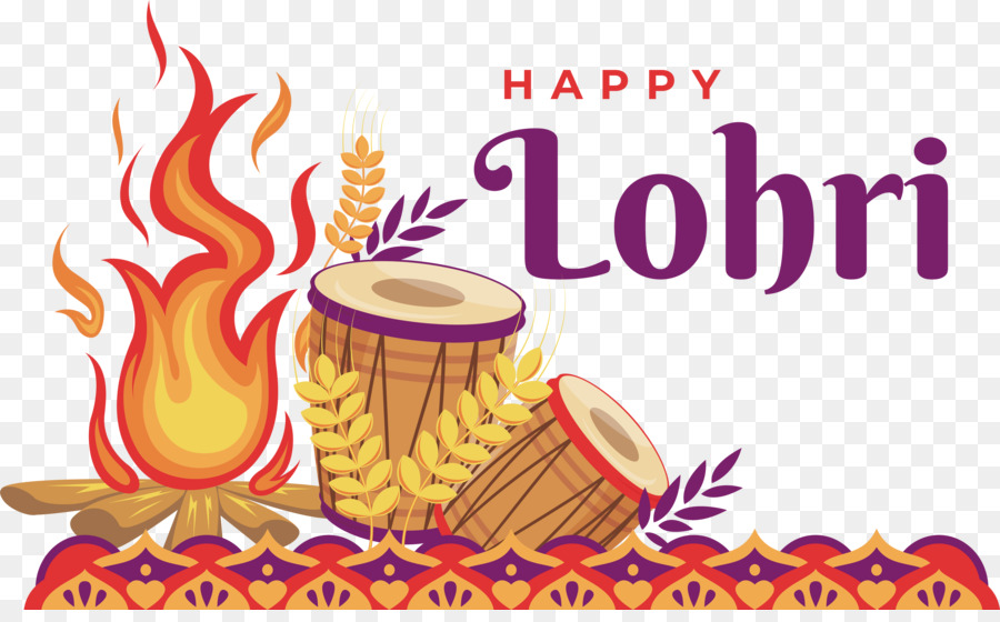 Selamat Lohri，2023 Happy Lohri PNG