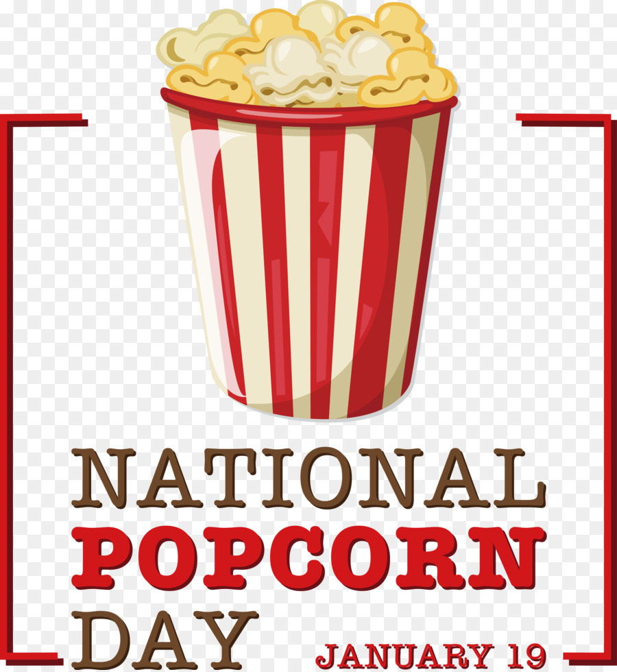 Popcorn Hari，Nasional Popcorn Hari PNG