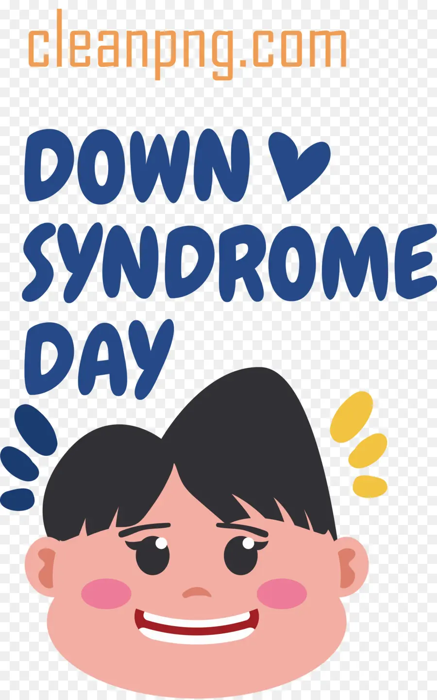 Bawah Sindrom Hari Dunia，Down Syndrome Hari PNG