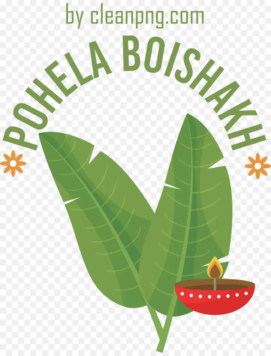 Pohela Boishakh，Daun Pisang Dan Lampu PNG