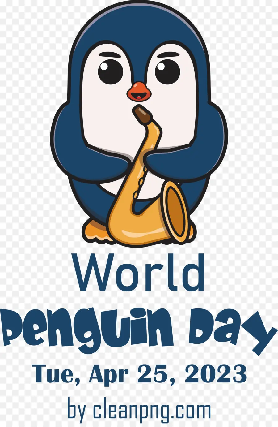 Hari Penguin Sedunia，Penguin Dengan Saksofon PNG